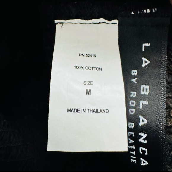 La Blanca Blue Smocked Ruffled Mini Dress - Picture 4 of 5